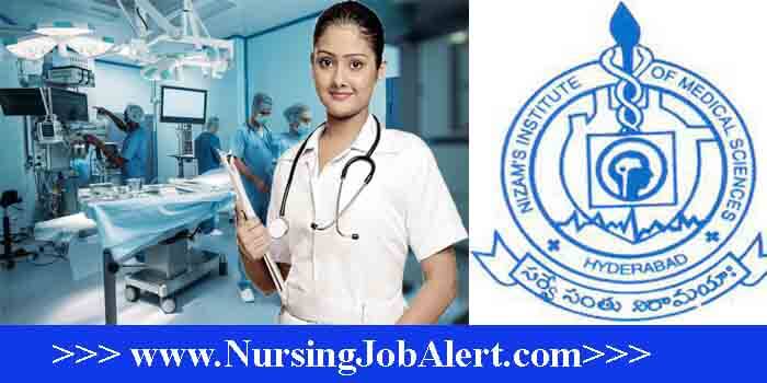 NIMS Staff Nurse Recruitment 2022