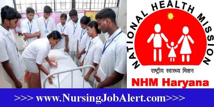 NHM Haryana Staff Nurse Recruitment 2023