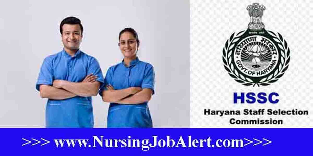 HSSC Staff Nurse Recruitment 2023