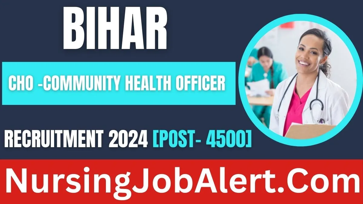 Bihar CHO Recruitment 2024 