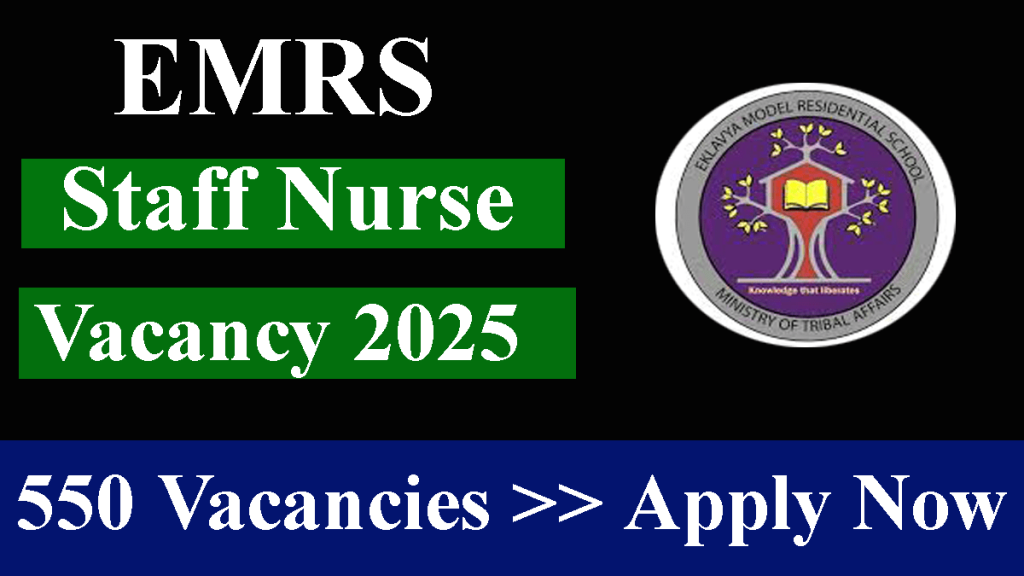 EMRS Staff Nurse Vacancy 2025