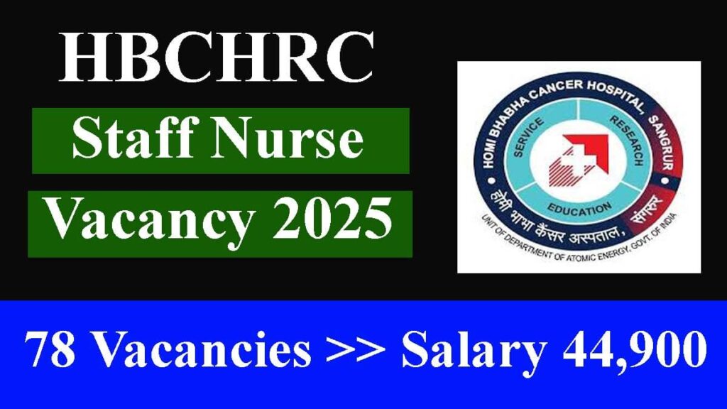 HBCHRC Staff Nurse Vacancy 2025