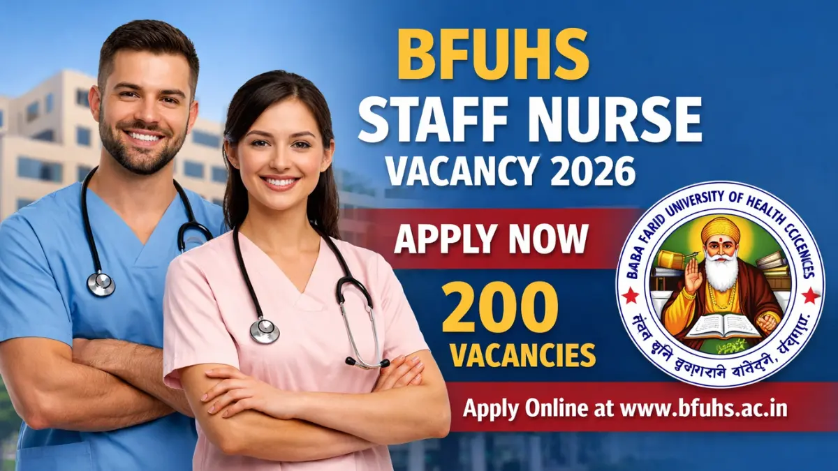 BFUHS Staff Nurse Vacancy 2026