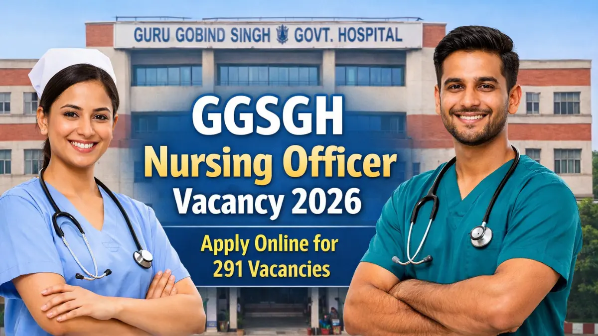 GGSGH Nursing Officer Vacancy 2026