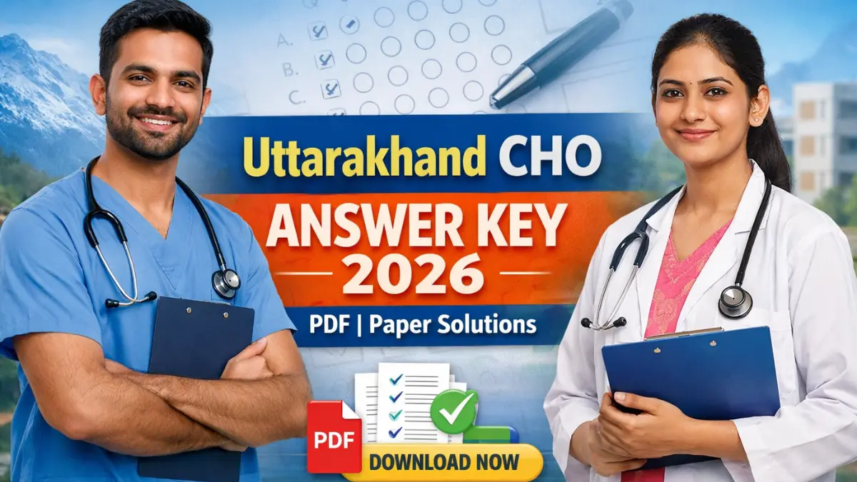 Uttarakhand CHO Answer Key 2026