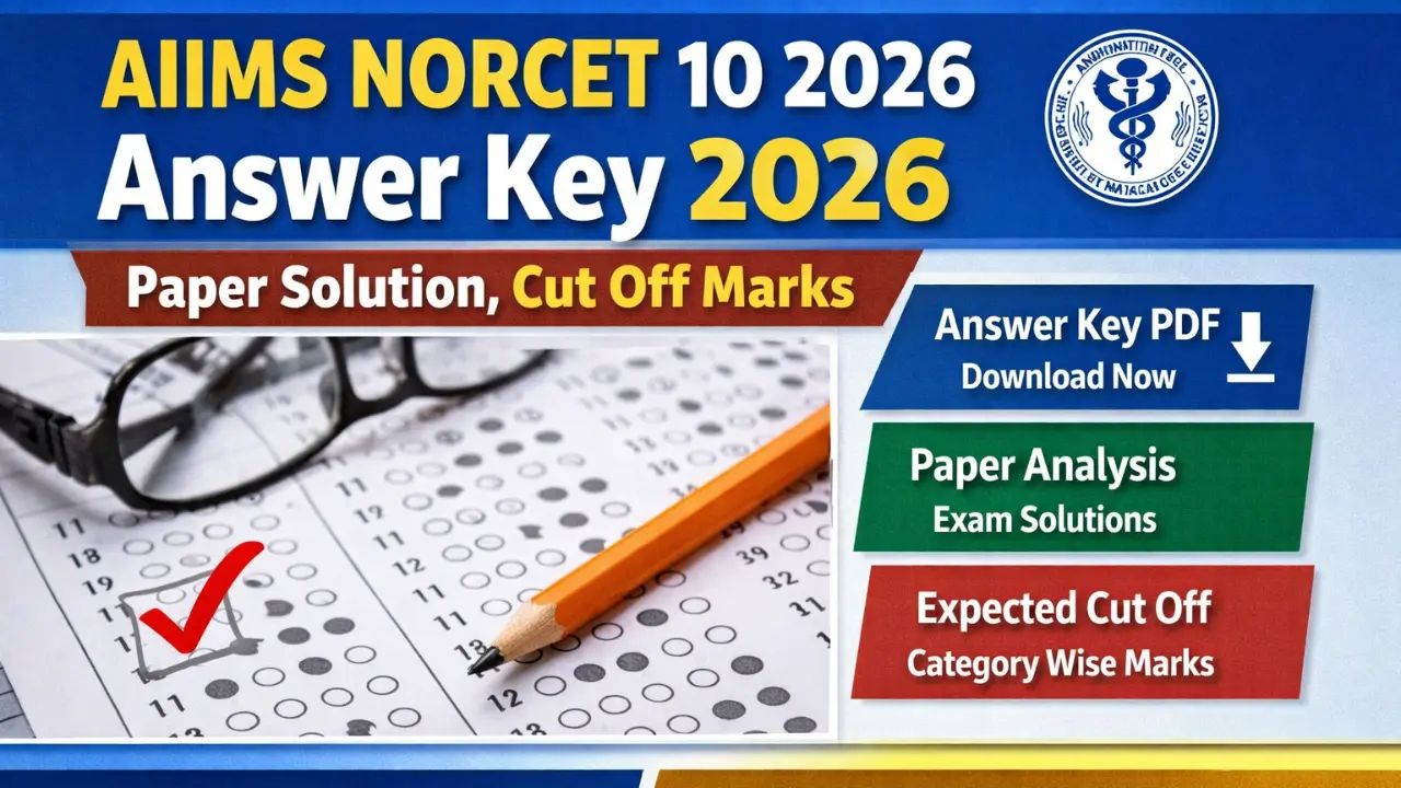 AIIMS NORCET 10 2026 Answer Key 2026