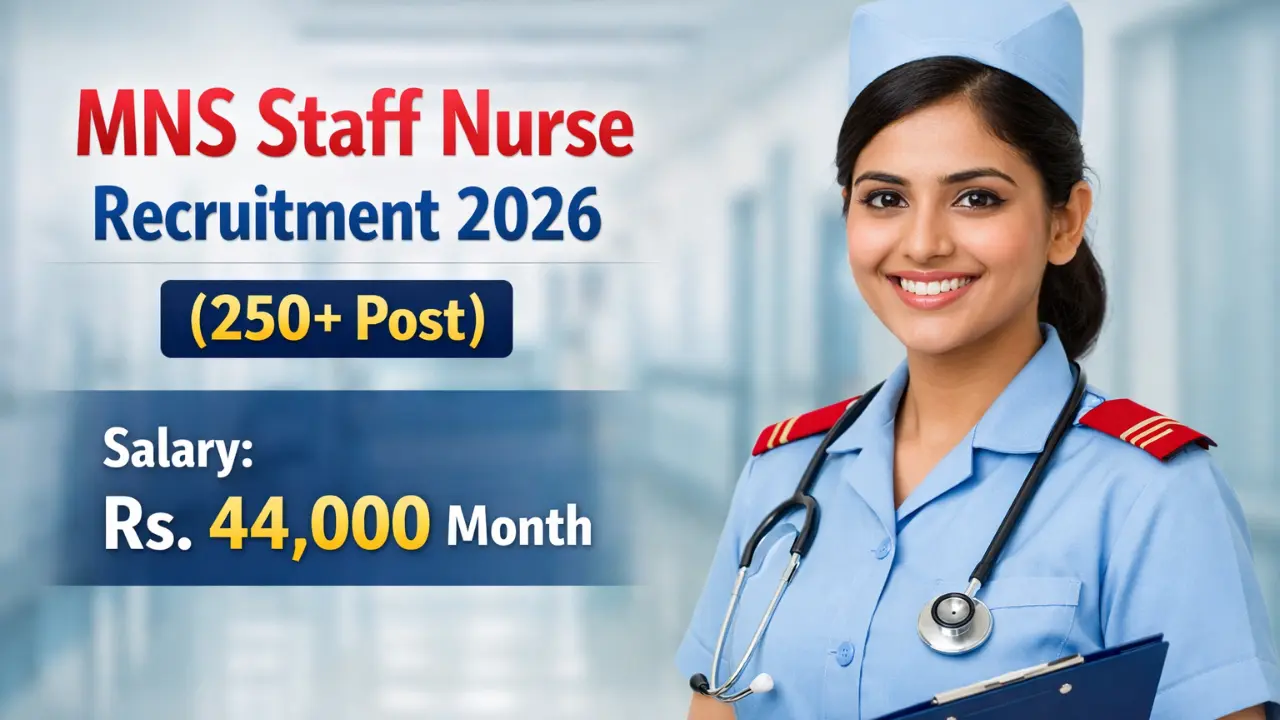 MNS Staff Nurse Recruitment 2026