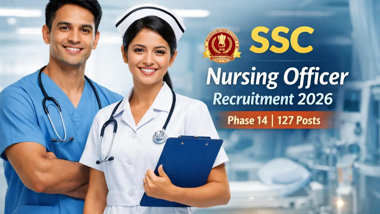 SSC Nursing Officer Recruitment 2026