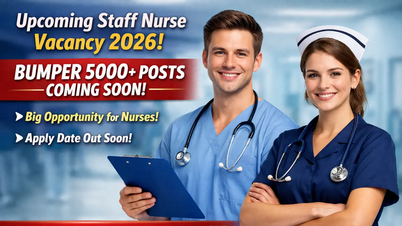 Upcoming Staff Nurse Vacancy 2026